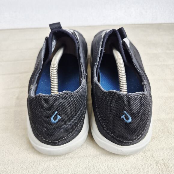 OLUKAI Moku Pae Mens Trench Blue Slip-On Mesh Water Boat Shoe 10472-40QS Size 10 - Picture 5 of 10